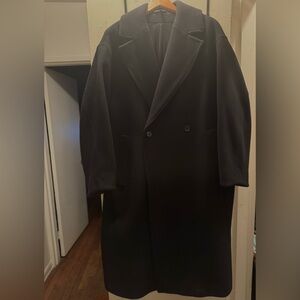 Cos oversized double-breasted wool coat